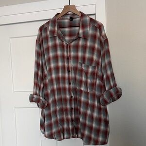 Wild Fable Oversized BoyFriend Flannel